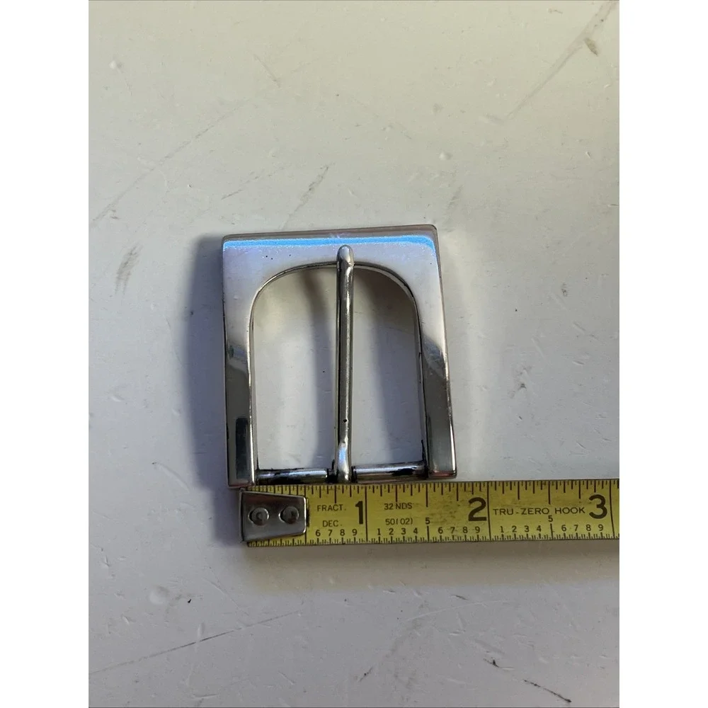 Lot 4 Vintage Men's Kenneth Cole Reaction Silver Belt Buckle
